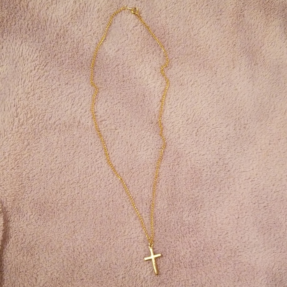 Gold Cross Necklace